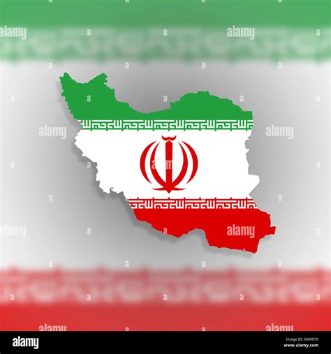 Map Iran Iranian Flag Illustration Stockfotos Und Bilder Kaufen Alamy