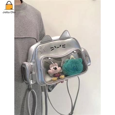 Jual COD JelitaChic Tas Lucu Sekolah Y2k Milenial Gadis Manis Hot Girl Take All Mekanik