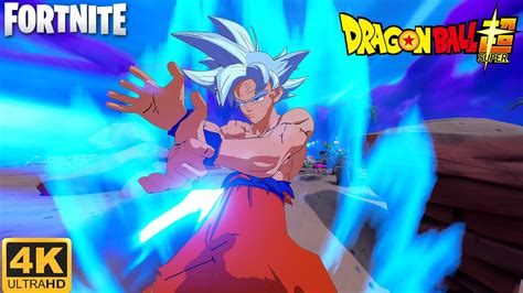 Ultra Instinct Goku Skin Gameplay Fortnite 4K 60FPS YouTube