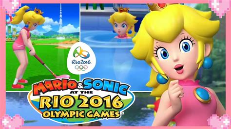 💗 Mario And Sonic At The Rio 2016 Olympic Games 3ds All Peach Events 💗