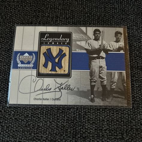 2000 Upper Deck Yankee Legends Legendary Lumber Gold Charlie Keller CK