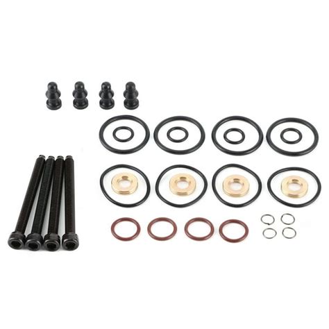 Kit De Sellos De Inyector 4 Juegos Sello De Inyector De Combustible Perno De Abrazadera De