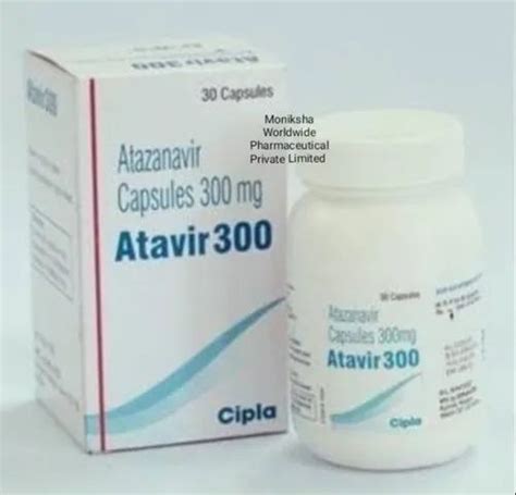 Atazanavir Atavir 300 Mg Capsule Cipla Ltd 30 Capsules At Best Price