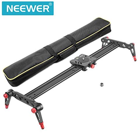 Neewer Aluminum Alloy Camera Track Slider Video Stabilizer Rail with 4 ...