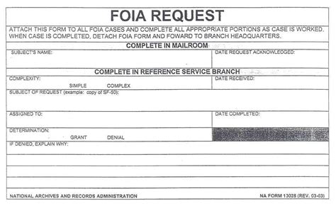 Foia Request Template Williamson