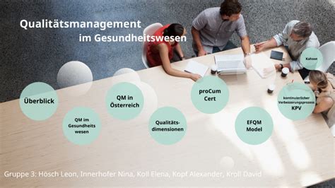 Qualitätsmanagement im Gesundheitswesen by Elena Koll on Prezi