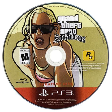 Grand Theft Auto: San Andreas (2012) PlayStation 3 box cover art ...