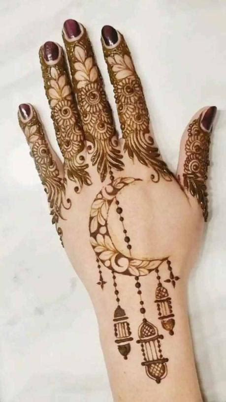 Chand Mehndi For Eid Ul Adha Chand Mehndi Designs For Hands