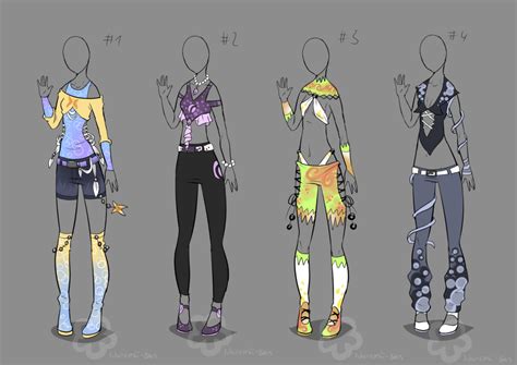 Some Outfits To Adopt Sold By Nahemii San On Deviantart Clothes Design Fashion Design