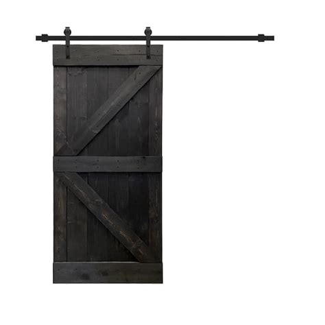 Calhome K Series In X In Solid Charcoal Black Stained Knotty