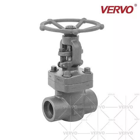 Forged Gate Valve ASTM A105N 1 1 2 Inch 1500 LB SW Vervo