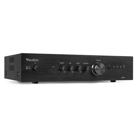 Audizio AD200B 2-канальный усилитель звука HiFi, черный цена | 220.lv
