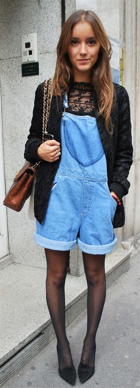 Overalls Outfit Idea Dungarees Outfits Overall Shorts Fashion