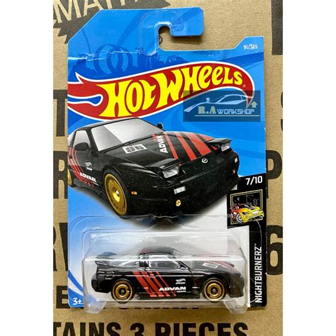Hot Wheels Genuine Model JDM NISSAN 180SX TYPE X Black Shopee Singapore