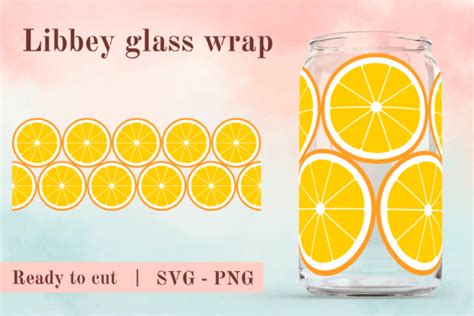 16oz Glass Can Full Wrap Svg Libbey Graphic By Cuteshopclipart