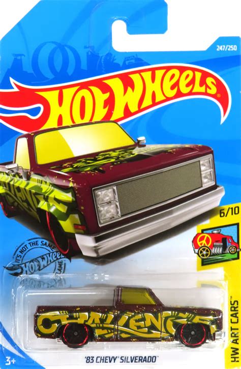 駿河屋 買取1 64 83 CHEVY SILVERADO レッドイエロー Hot Wheels HW ART CARS FYC25 ホットウィールhotwheels