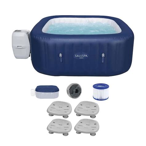 Bestway Hawaii Person Jet Round Inflatable Hot Tub With Pool And Spa Seat Pack E