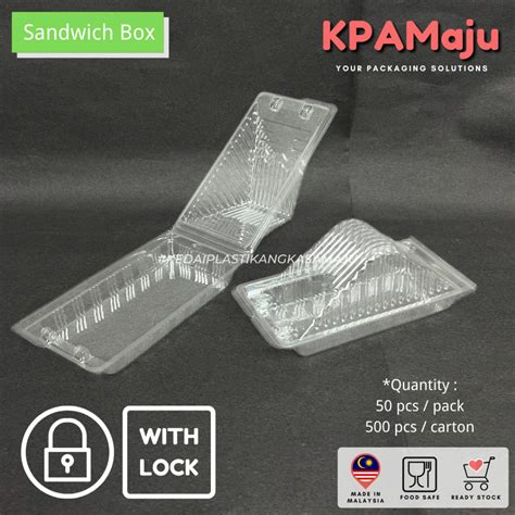 Pcs Gk L Bx Se Gk Bx Se Disposable Plastic Sandwich