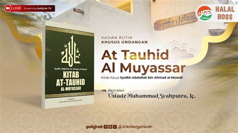 Kajian Rutin Kitab At Tauhid Al Muyassar YouTube