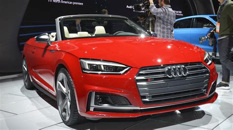 2018 Audi A5 and S5 Cabriolet make US debut in Detroit