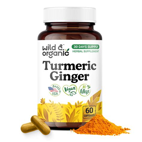 Turmeric & Ginger Capsules - 60 Count
