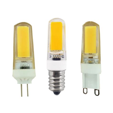 Led G4 G9 E14 Lamp Bulb 2609 Cob Ac 220v 3w Led Lighting Lights Replace