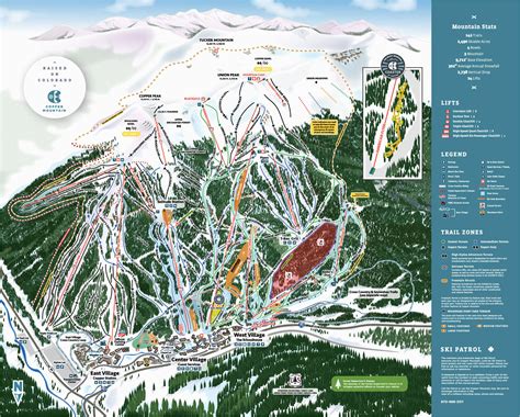 Colorado Ski areas Map | secretmuseum