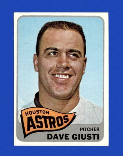 Topps Set Break Dave Giusti Nr Mint Gmcards Ebay