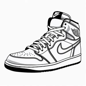 Disegni Da Colorare Di Scarpe Jordan Nike