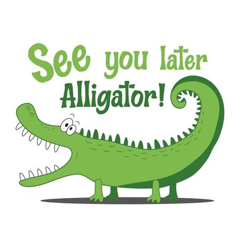 See You Later Alligator - Etsy