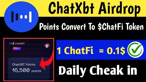 🔥 Chatbxt Airdrop Reward Points Convert Chatfi Token 100 To 500 Profit New Confirmed