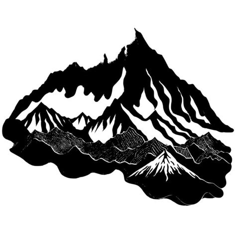 Mountain Range SVG File: Instant Download for Cricut, Silhouette, Laser ...