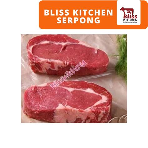 Jual Daging Sapi Impor Aus Rib Eye Cube Roll Beef Steak Grade A 200gr