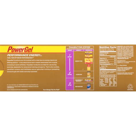 Powerbar Performance Energy Gel Berry Blast 24 Ct