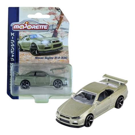 Majorette Japan Series Nissan Skyline GT R R34 Hot GTR Matchbox Wheels Shopee Malaysia
