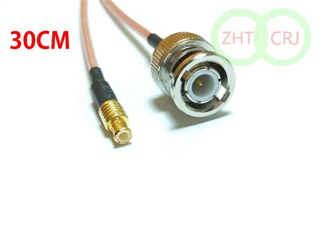 20pcs Rg316 Coaxial Cable Bnc Male To Straight Mcx Male Cable 30cm In Transmission And Cables From