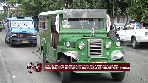 LTFRB BALAK KANSELAHIN ANG MGA PRANGKISA NG MGA JEEPNEY OPERATORS NA