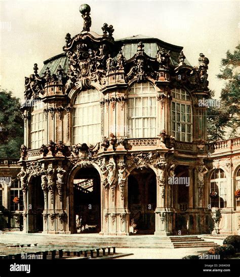 The Zwinger In Dresden In The Zwinger Is A Palatial Complex With