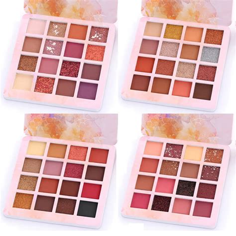 Colors Matte Eyeshadow Palette Shimmer Pigment Nude Professional Eye Makeup Pink Peach Eye