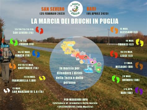 La Marcia Dei Bruchi In Puglia In Marcia Con John Mpaliza Per