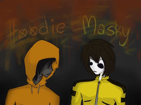 Masky And Hoodie By Somerandomdudegirl On Deviantart