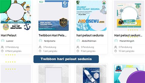 Twibbon Hari Pelaut Sedunia Ayo Cisewu Berita Lokal Terupdate