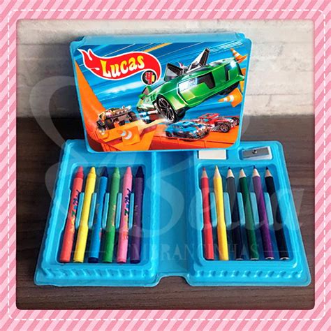 Estojo Personalizado Hot Wheels Lembrancinha Elo