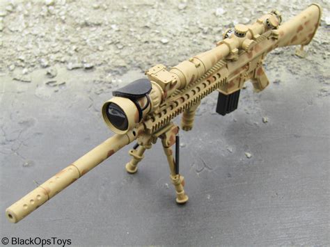 E&S - Desert Camo M110 Sniper Rifle w/Attachment Set – BlackOpsToys