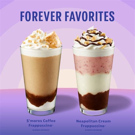 Starbucks Now Offers Smores Neapolitan Frappuccinos On Menu