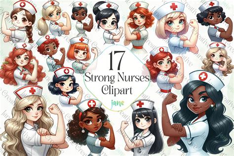 Strong Nurses Sublimation Bundle Graphic By Janecreative · Creative Fabrica