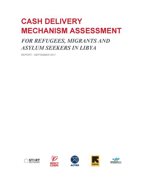 Cash Delivery Mechanism Assessment Report – Moomken Organization