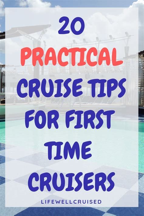 20 Super Practical Tips For First Time Cruisers Artofit