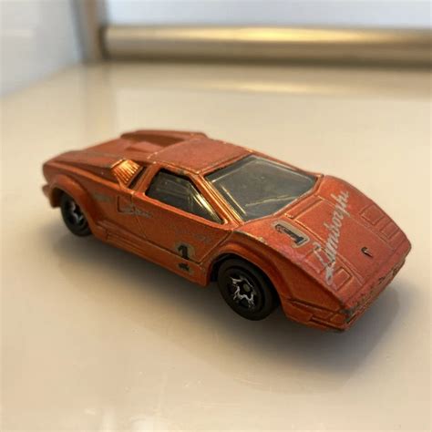 VINTAGE HOT Wheels First Editions Lamborghini Countach Orange PicClick AU