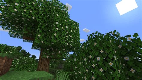 Flowered Oak Leaves + - Minecraft Resource Packs - CurseForge